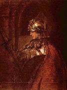Rembrandt, Mann mit Rustung